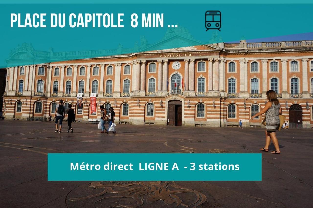 Апартаменты Le Jolimont - Toulousecozyflat Centre - Terrasse - Parking - Metro Экстерьер фото